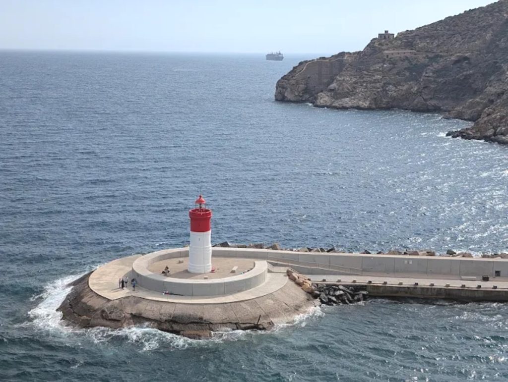 vista faro de Navidad, Cartagena