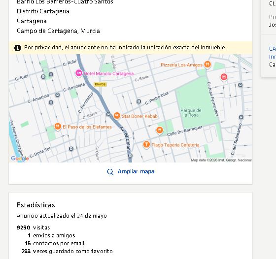 Casa que no se vende en Cartagena